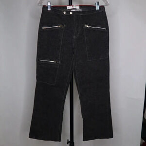 Vintage y2k Tommy Hilfiger black goth retro above ankle jeans